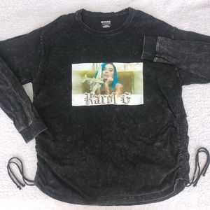 Victoria’s Secret PINK Karol G print top long sleeve t-shirt women’s large music